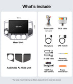 Car Stereo Dash Kit Replacement for Toyota Tacoma Radio Upgrade 2005-2015,QLED Touch Screen Head Unit with Wireless CarPlay Andriod Auto GPS Navigation 5GWiFi FM/AM (12.5" 6+128G) (12.50, Inches)