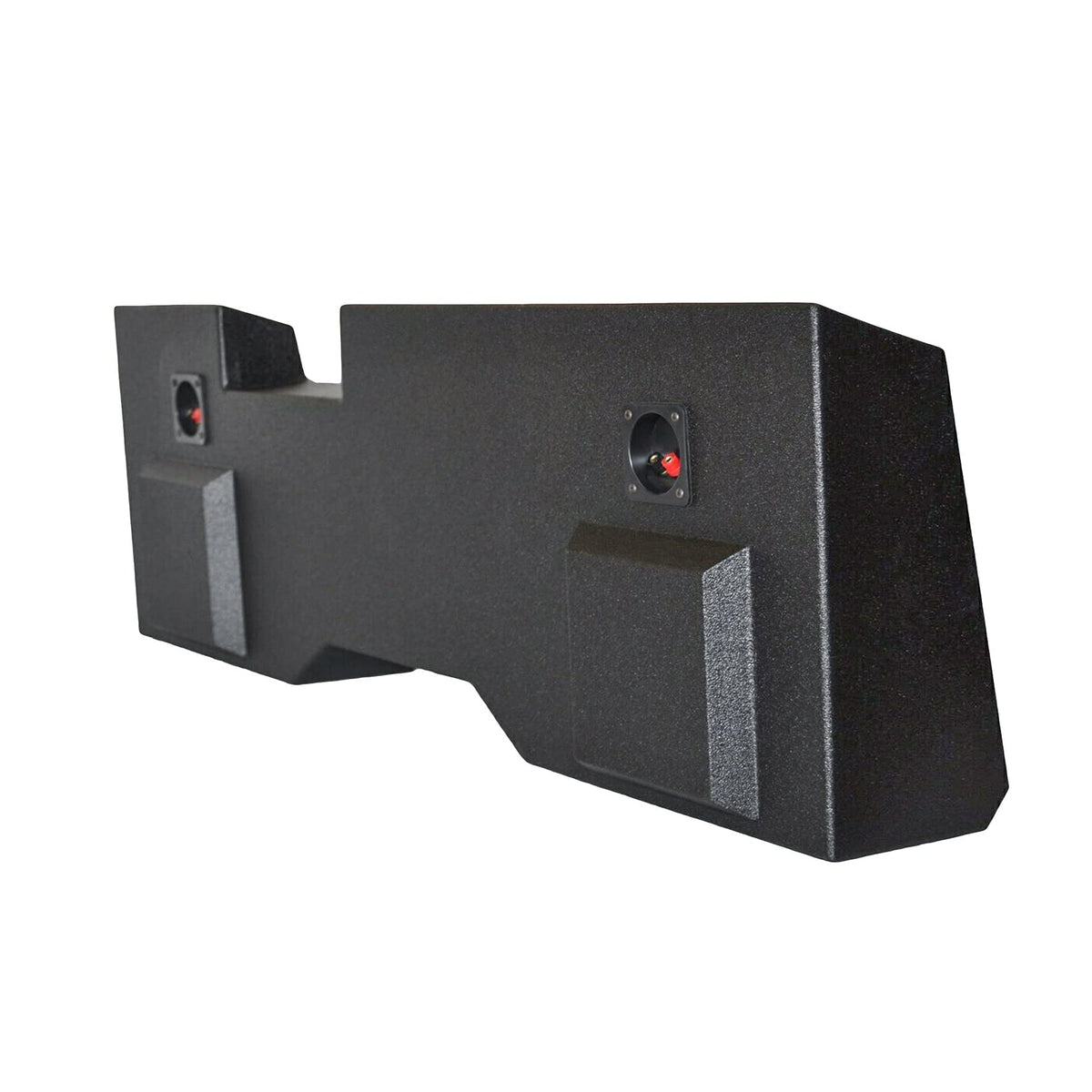SoundBox Silverado/Sierra Crew Cab 2014-2018 Dual 12" Subwoofer Enclosure, BedLiner