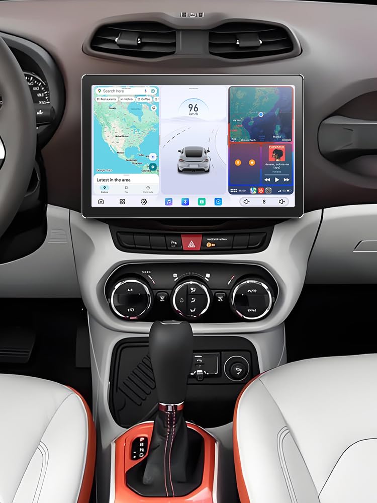 JOYING 11.5 Inch Double Din Car Stereo 2K QLED Touch Screen with Wireless CarPaly & Android Auto, Android 13 Radio 12GB+256GB Head Unit, GPS Navigation, Bluetooth, 5G WiFi, DSP, SWC(JY-UTD12N12)
