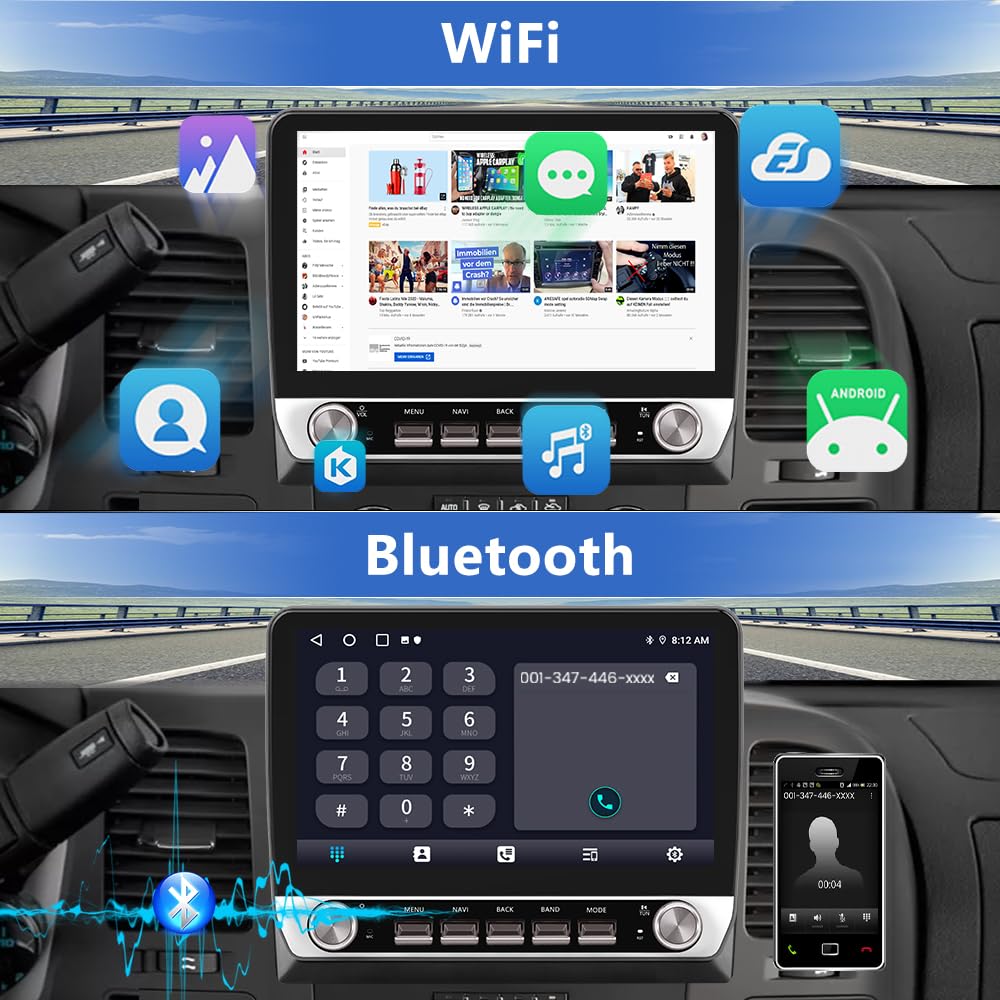 64GB Car Stereo for Chevy Silverado GMC Sierra Yukon 2007-2013 Carplay