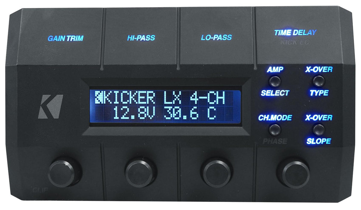 Audiosavings Bundle: Kicker 51LX12005 5-Channel Car Stereo Amplifier Class D Amp LX1200.5 Bundle with Rockville RWK4CU 4 AWG Amp Installation Wire Kit and RTR172 RCA Cable (3 Items)