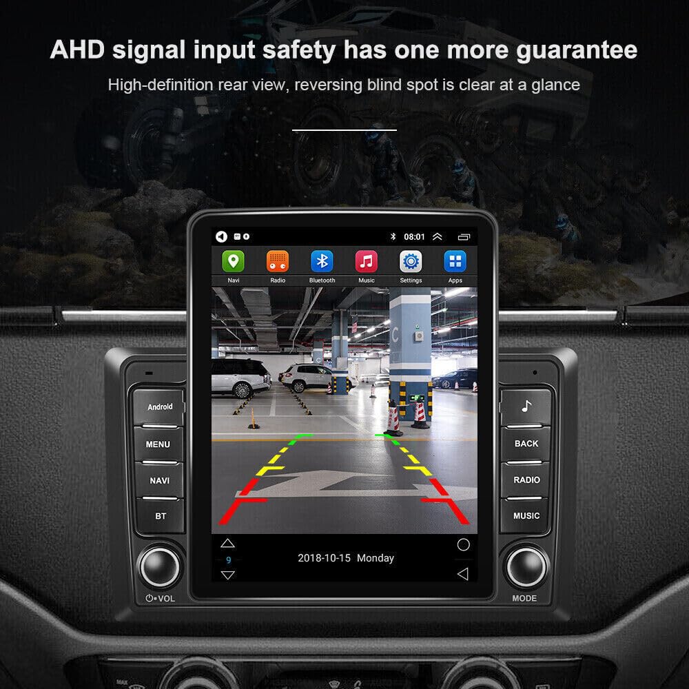 9.7 Inch Android 13 Car Stereo Radio for Chevrolet GMC 2007 2008 2009 2010 2011 2012 2013 2014 with Wireless Carplay/Android Auto Double Din GPS Navigation BT WiFi Camera【2+32G】
