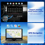 10.6" Double Din Car Radio with Wireless CarPlay & Android Auto