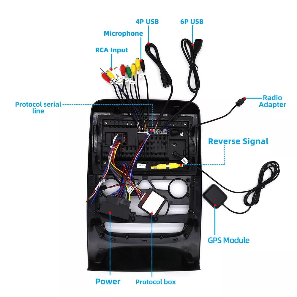 Android 13 Double Din Car Stereo for Dodge Durango 2014-2020, 2+64G