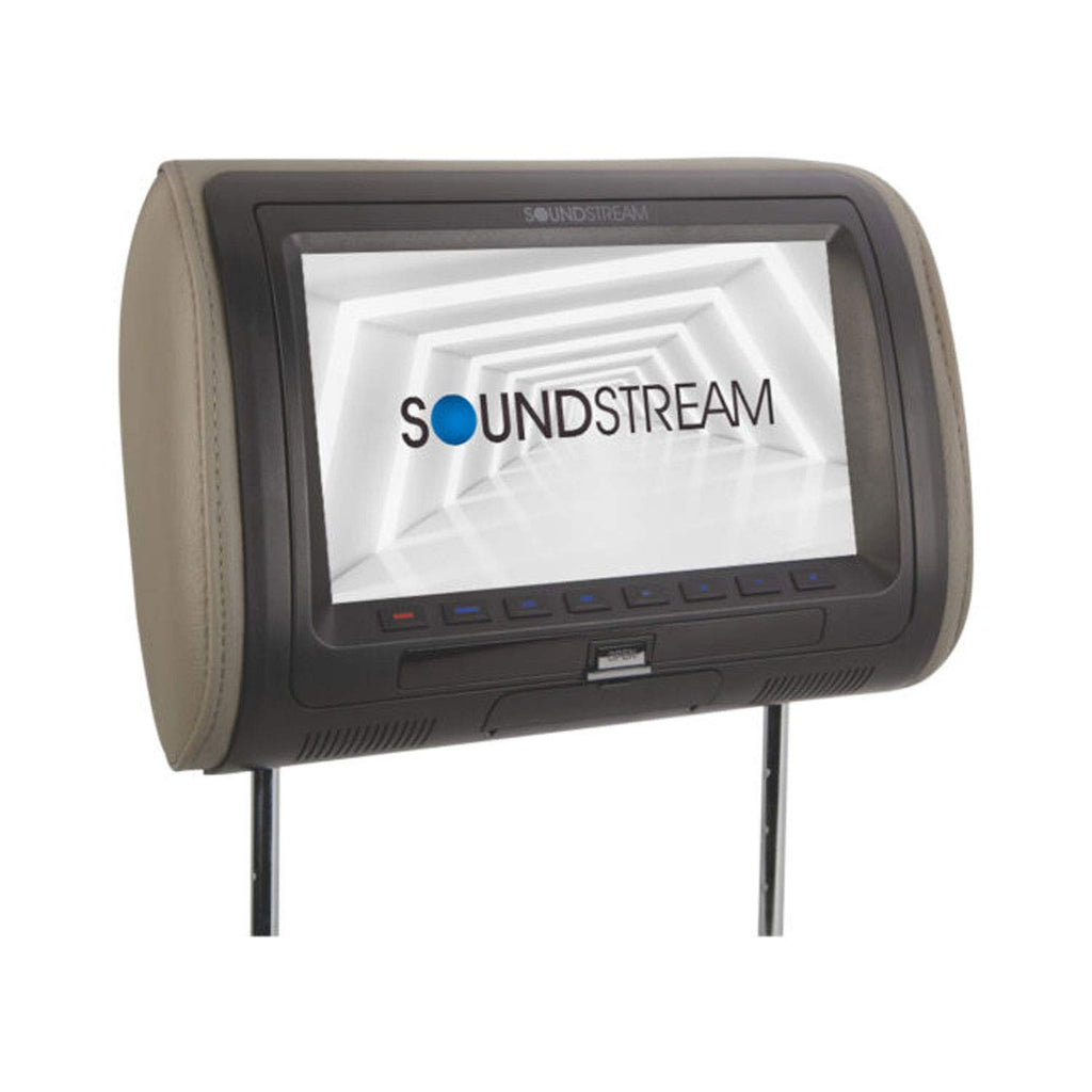 Soundstream VHD-90CC Universal Headrest with 9″ LCD/DVD/3 Color Covers