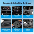 for Audi Q7 2006-2009 10.25" Octa Core 8G+128G Car CarPlay Android Auto Navigation Android Stereo GPS Radio Display IPS Touchscreen Headunit Tablet Media Player
