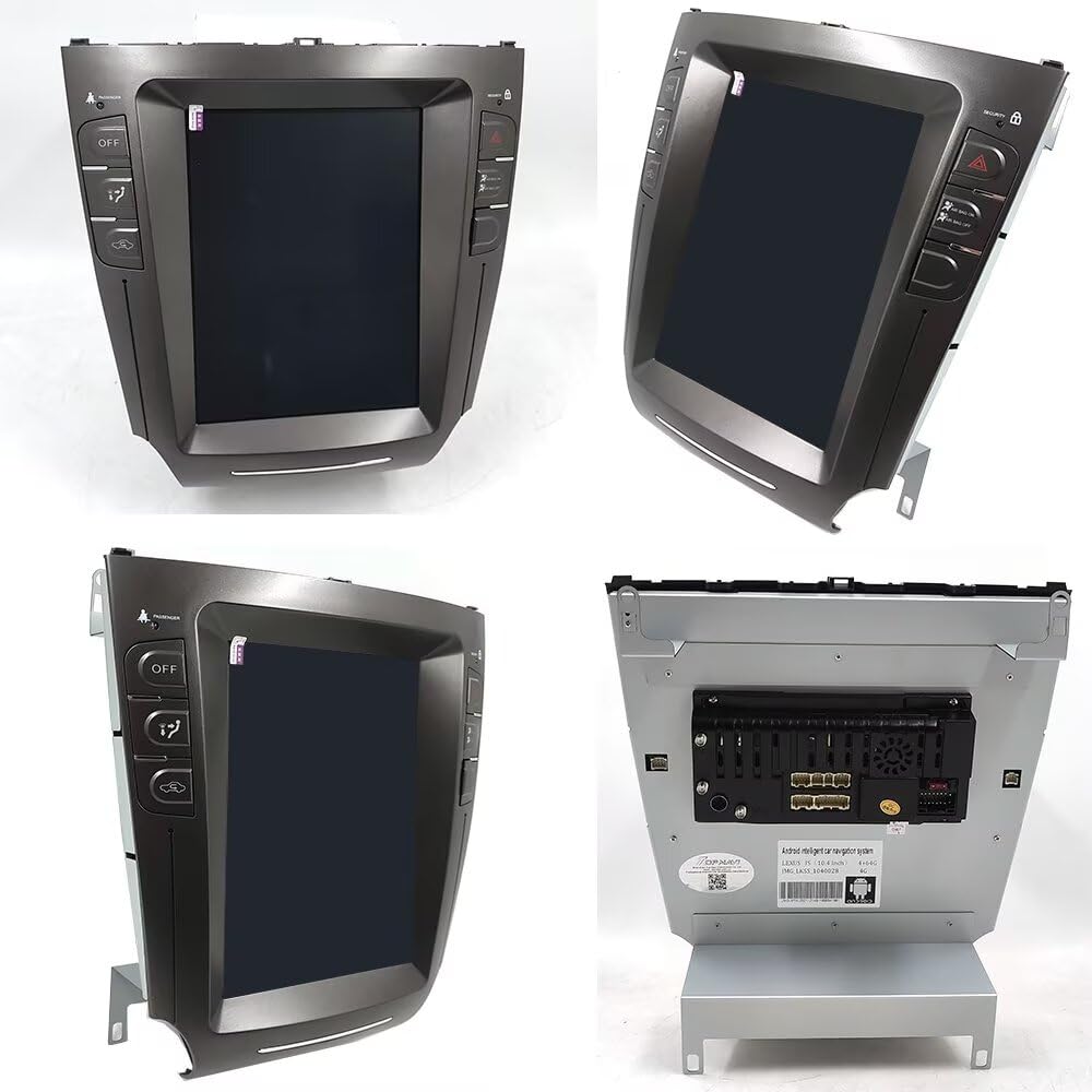 8+256 for Lexus IS250 IS350 2006 2007 2008 2009 2010 2011 2012 Android 14 Head Unit Car Radio Stereo GPS Naviation Tesla with Wireless Carplay Android Auto Multimedia Audio WiFi Bluetooth