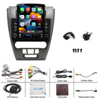 Android 15 Car Radio Compatible with Ford Fusion 2010 2011 2012, 9.7" Touch Screen Support Wireless CarPlay & Android Auto Head Unit GPS Navigation Bluetooth WiFi DSP SWC FM - 4+64G