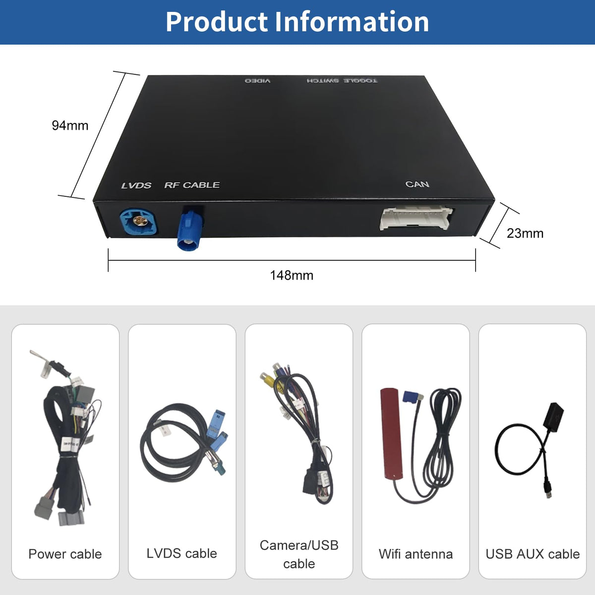 Road Top CarPlay Retrofit Kit for Land Rover with Harman 10.25" Screen