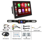 10 inch Double Din Car Radio for Lincoln Navigator 2008-2013 Touch Screen GPS Navigation Stereo with Wireless CarPlay & Android Auto,BT, FM,Automatic Rotation Screen, SWC, Camera-2+64G