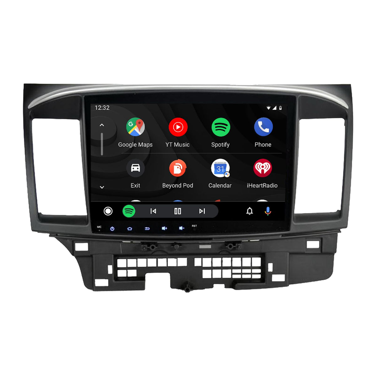Android Car Stereo for 2008-2013 Mitsubishi Lancer EVO X Ralliart with Rockford Fosgate AMP GPS Navigation Radio