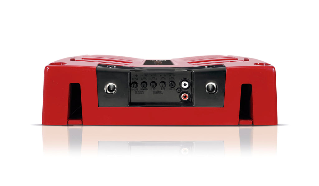 Banda VIK8000.2RED Car Amplifier Audio Speaker 2-Ohms Full Range New Viking 8000 Watts Rms LED Indicator Sound Specialization Aluminum Chassis - Red