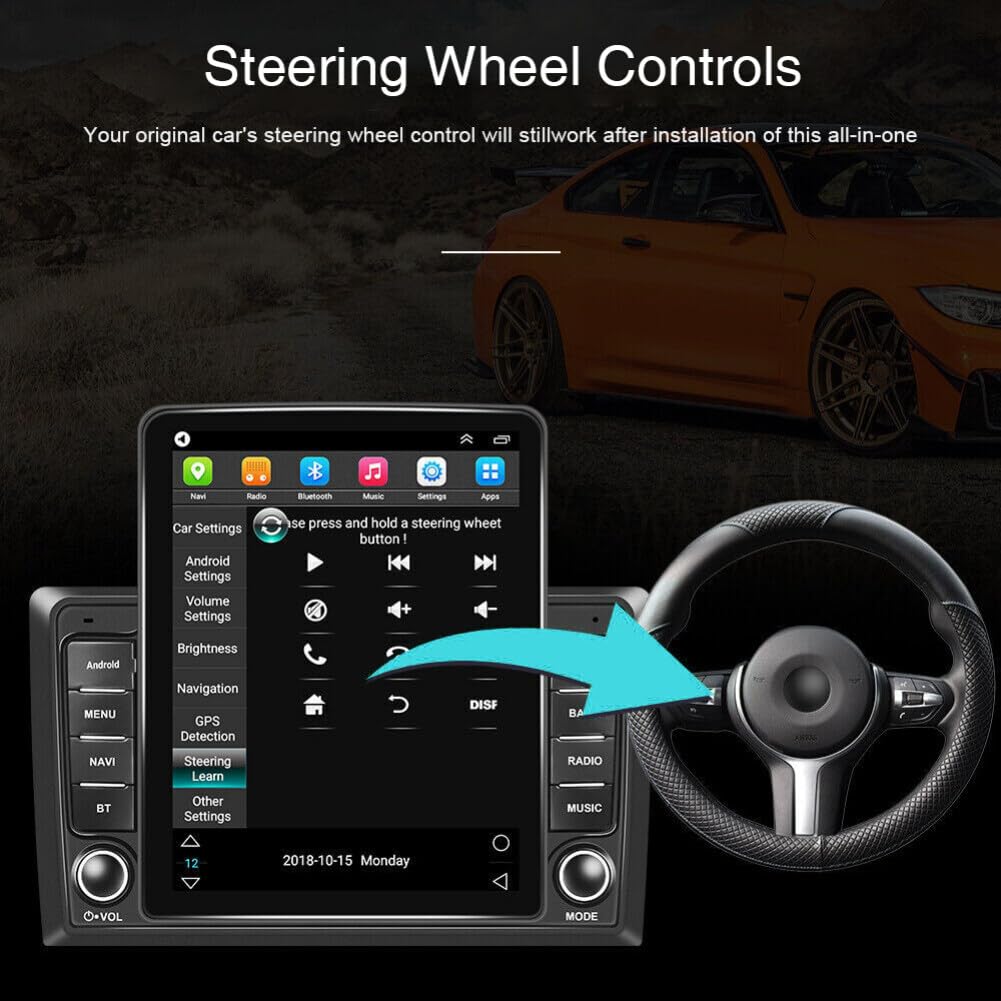 2G+64G Car Radio for Ford F250 F350 Super Duty 1999-2004 with Wireless CarPlay & Android Auto, 9.7 Inch IPS Touchscreen Android 14 Double Din Car Stereo w/Bluetooth GPS Navi WiFi FM Mirror Link Camera