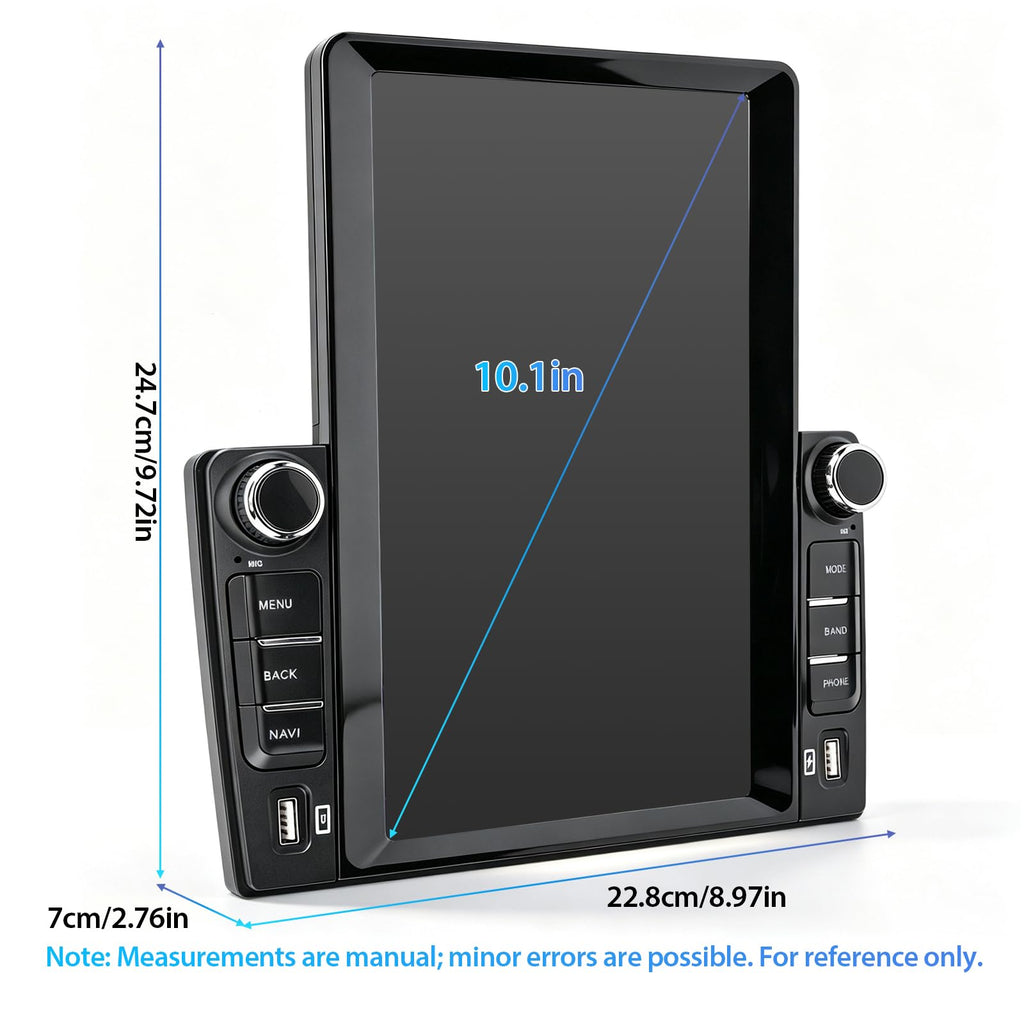5GWIFI 10 Inch Touchscreen Car Stereo for Audi A4 2006-2008, 4G+64G