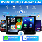 Android 14 Car Stereo for Jeep Grand Cherokee 2015-2021 with Carplay Android Auto for Grand Cherokee Radio w/8.4" Touchscreen Bluetooth EQ GPS Navi WiFi DSP FM Mirror Link SWC Backup Camera Mic, 2+32G