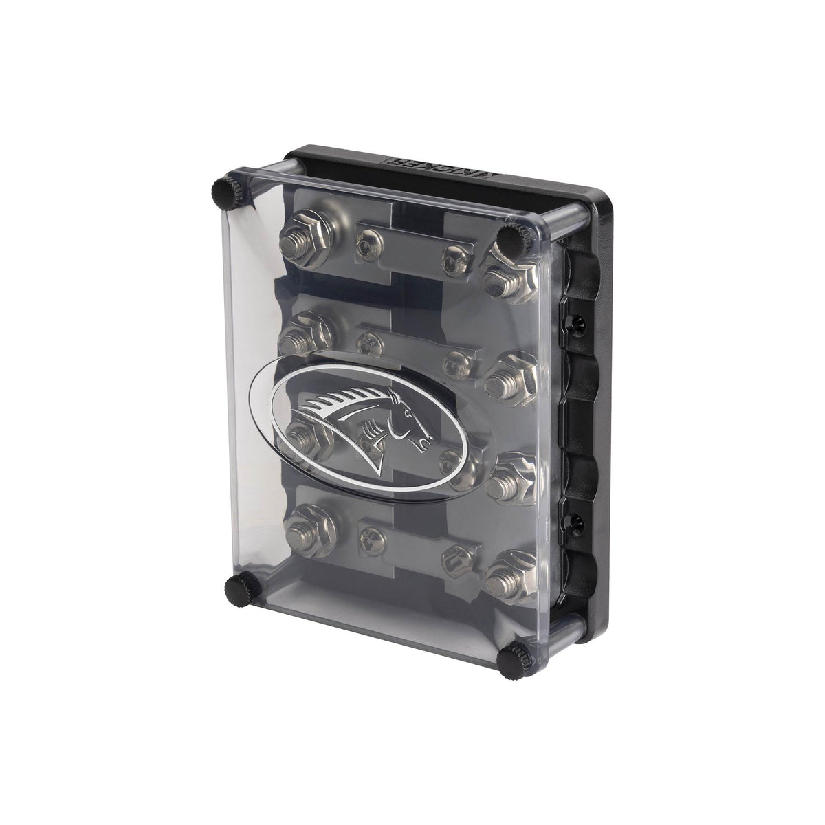 Kicker Warhorse (2) Battery Terminals & HPFD4 Fused Way Distribution Block w/AFS (4) 200 Amp Fuse Bundle