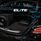 Banda Audioparts Elite 1200.4 1-Ohm Stable 4-Channel Car Amplifier - 1200W RMS @ 12.6V Class D Full Range Amp, Compact High-Efficiency 4CH Amplifier for Speakers & Subwoofers and Drivers and TWEETERS