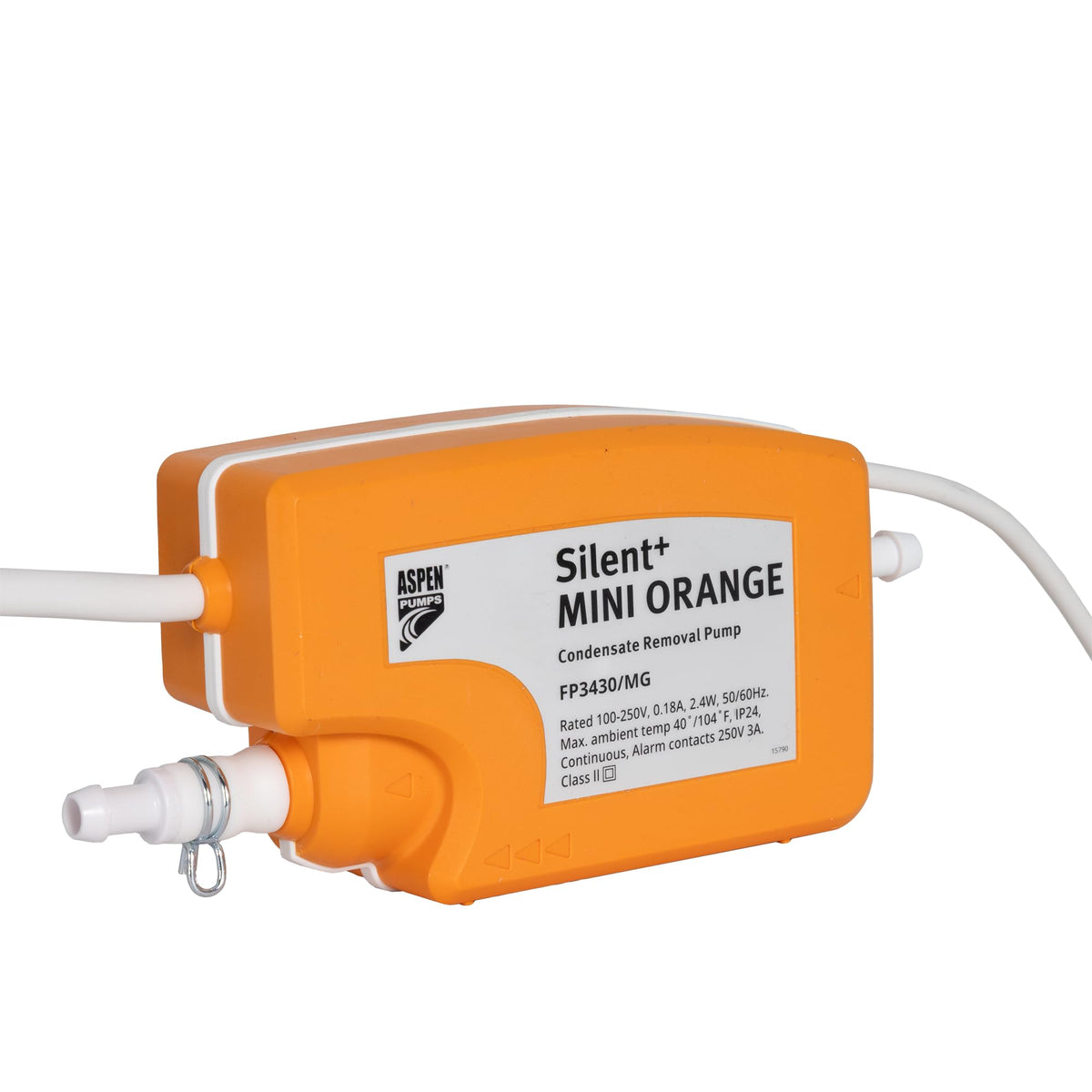 Aspen Silent+ Mini Orange Gen 5 Condensate Pump – Ultra Quiet 16dB(A), Variable Speed, Universal Mini-Split HVAC Pump, Ceiling & Floor Install