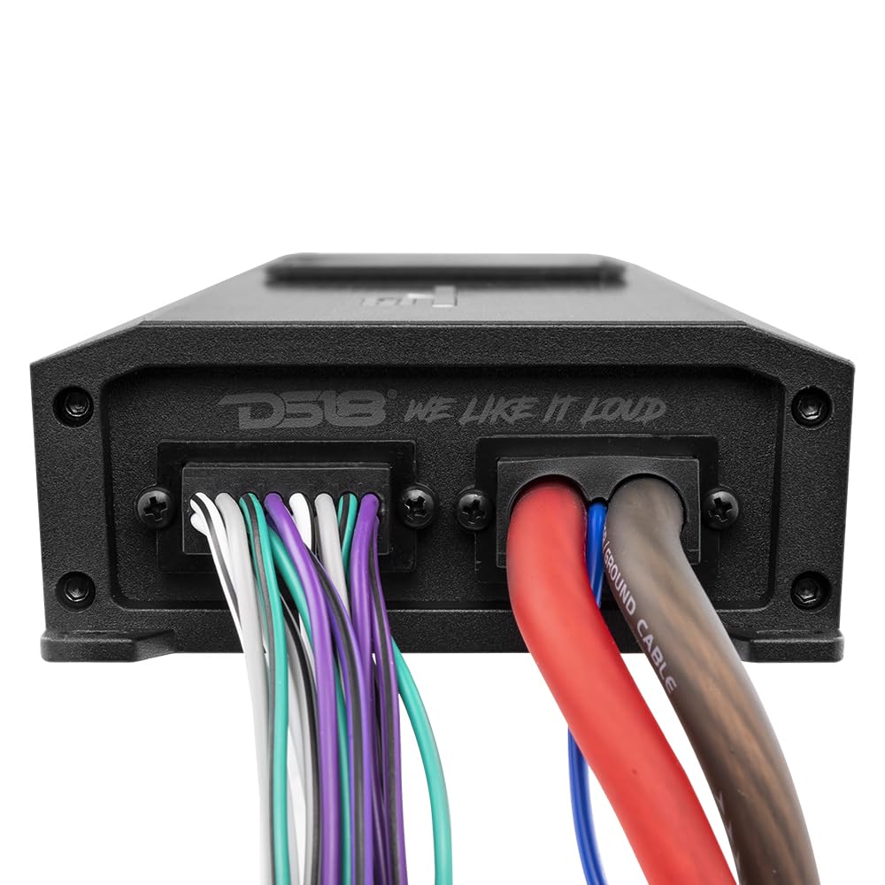 DS18 NXL-X1200.8D Marine & Powersports Amplifier 8 Channel Water Resistant IP67 Full Range Class D 8-Channel Car/Marine/Powersports/Motorcycle Digital Amplifier (Renewed)