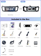10.33" Android 14 Car Stereo for Toyota RAV4 2013-2018,6G+128G