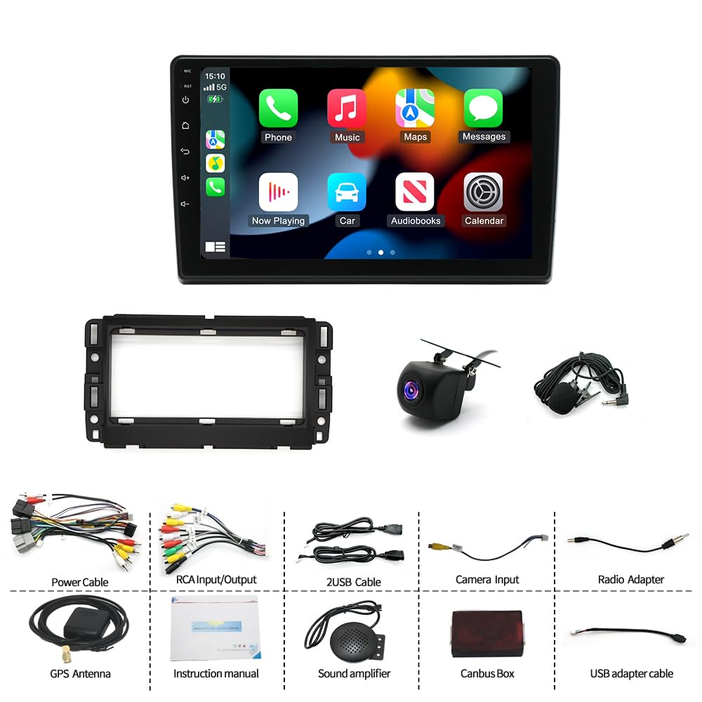10.1" Android 13 Car Stereo Radio for GMC Sierra 1500/2500/3500 2007-2014