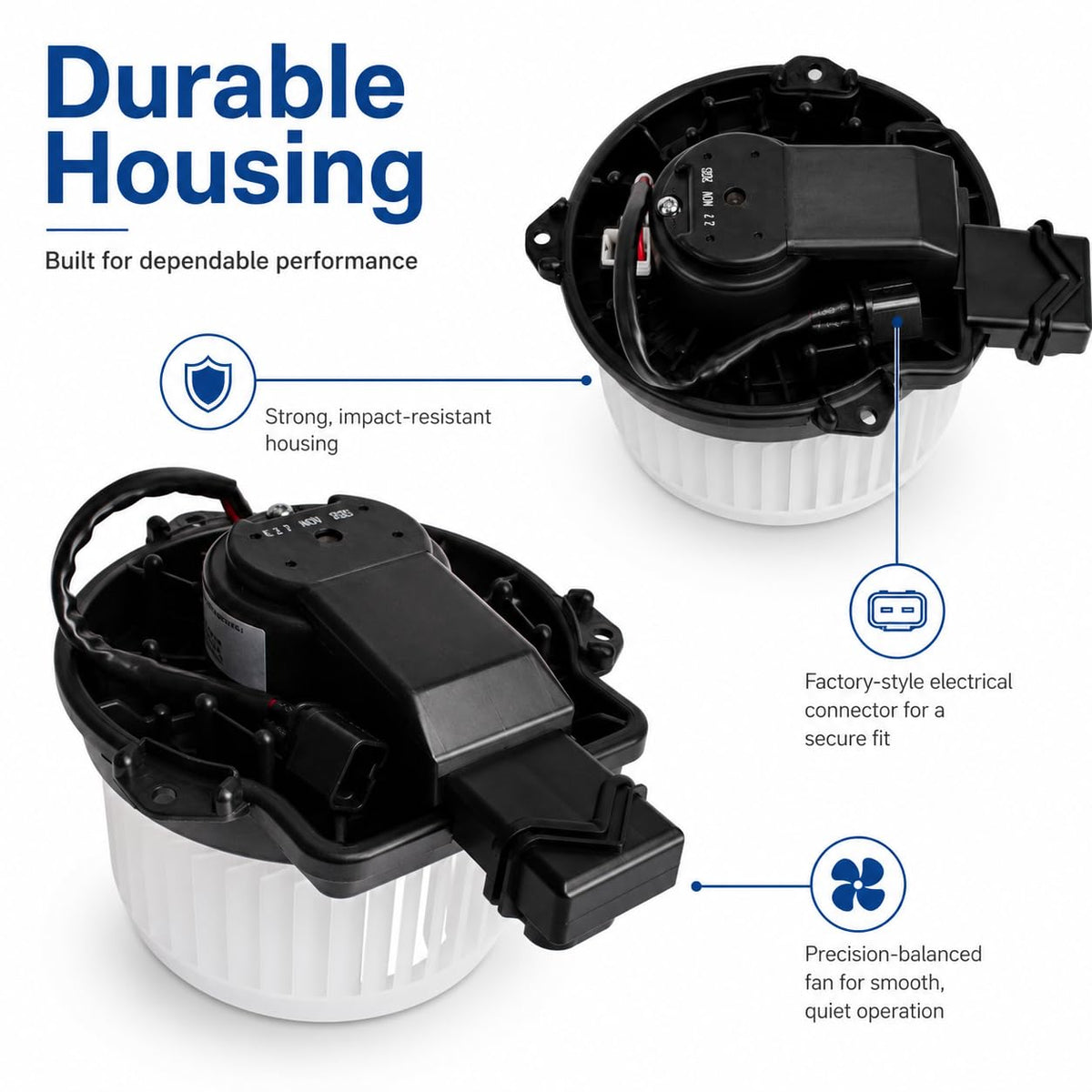 Front HVAC Blower Assembly for Honda 2015-2020