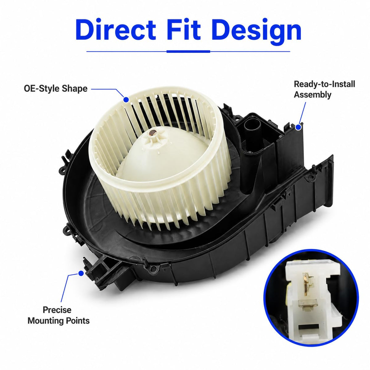 Front HVAC Blower Assembly for Nissan 2004-2008