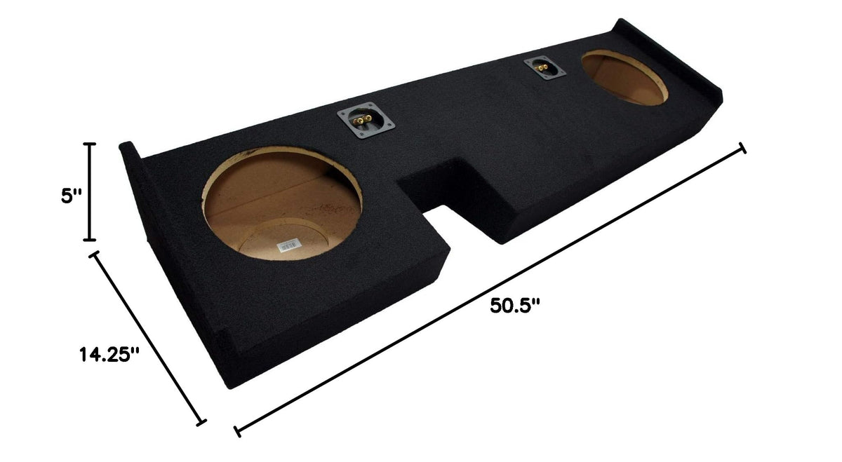 Fits 2009-2014 Ford F150 Extended Super Cab Dual 10" Subwoofer Box ASC