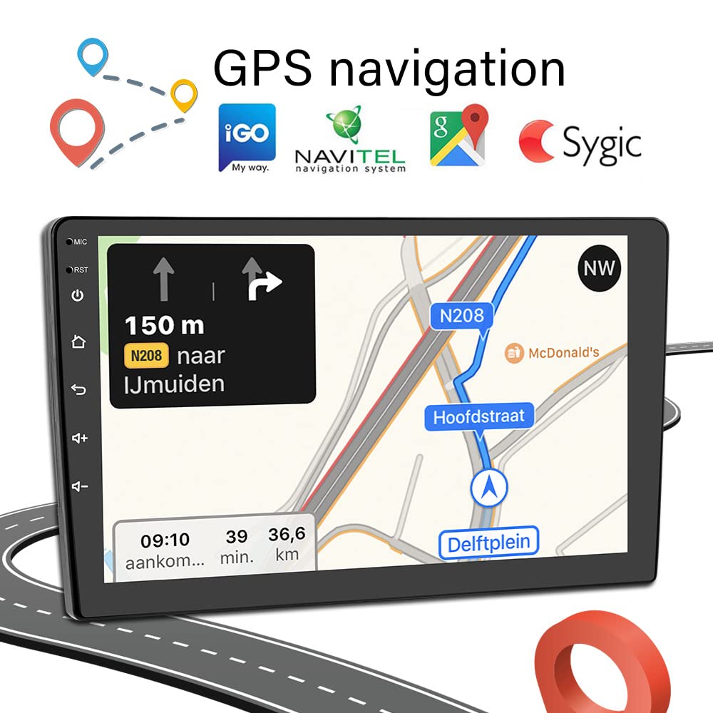 Android 13 Car Radio for Lexus ES250 ES300 ES330 2001/2002/2003/2004/2005/2006 Stereo 9 Inch IPS Screen 8 Core 4G+64G Built-in Wireless Carplay/Android Auto/WiFi/Bluetooth Free Camera
