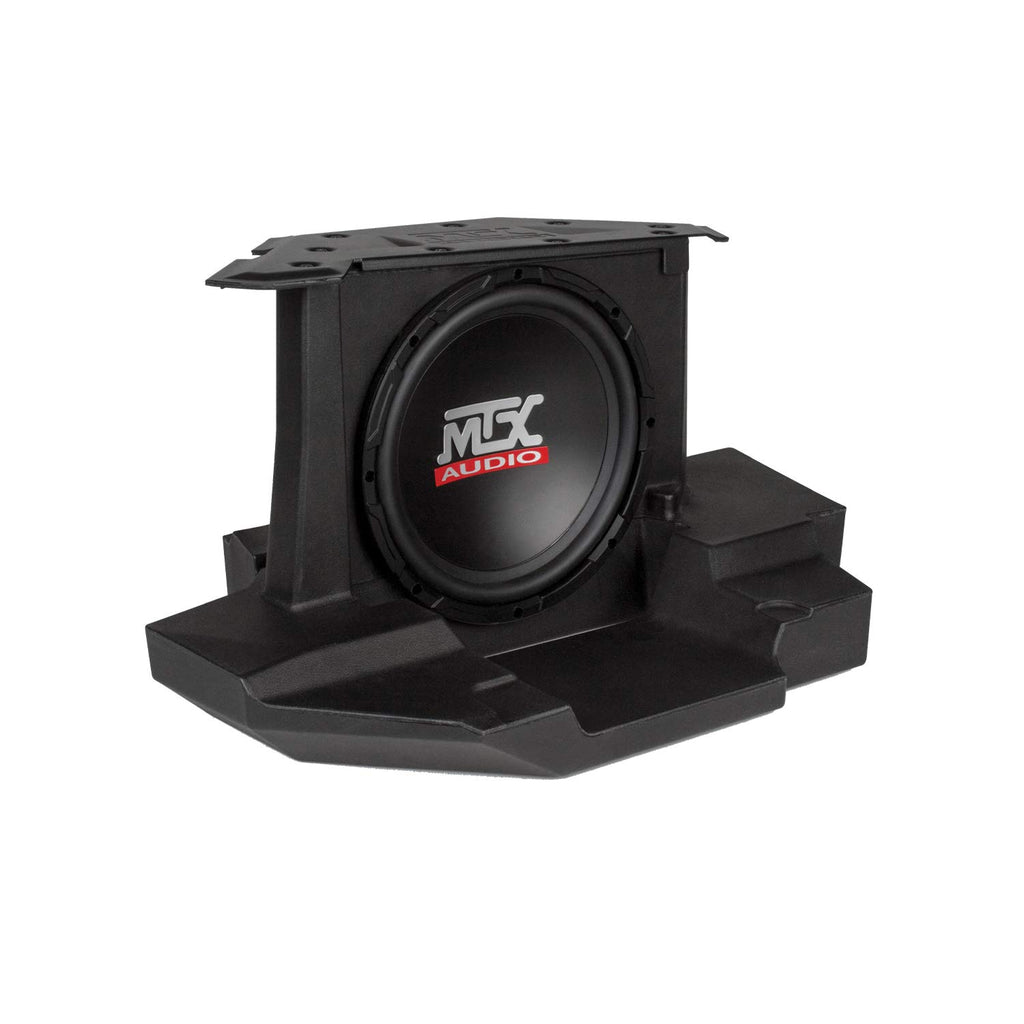 MTX Audio GENERAL-10 Amplified 10" Subwoofer Enclosure - Compatible with Select 2017+ Polaris General Vehicles