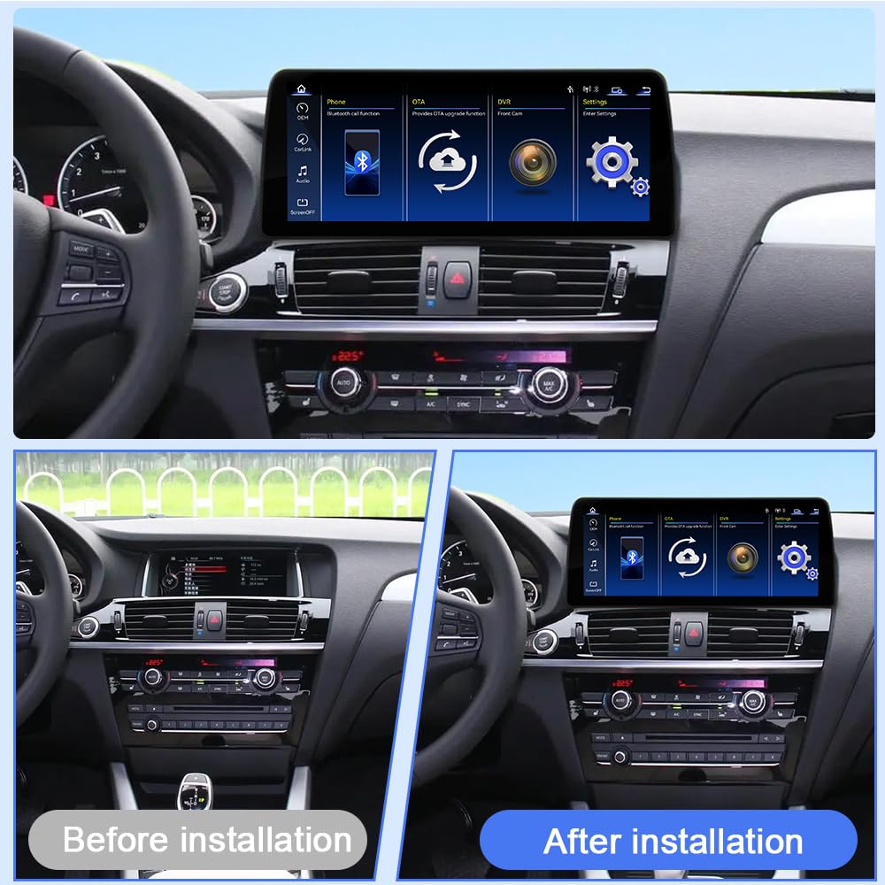 12.3" Car Stereo for BMW X3 X4 F25 F26 2014-2017 with NBT System