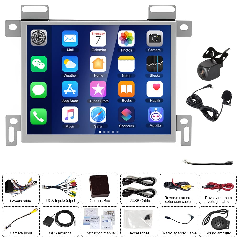8.4" Wireless CarPlay & Android Auto Car Stereo for Dodge Challenger 15-21