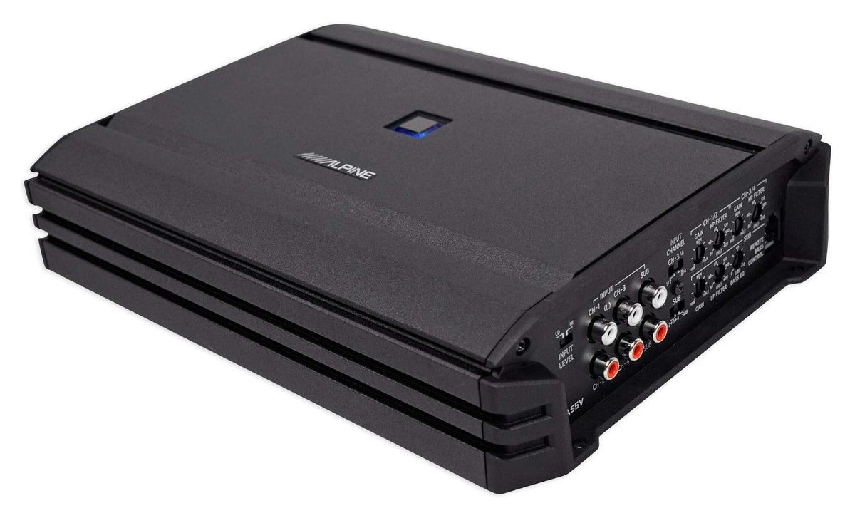 ALPINE S-A55V 440w RMS 5-Channel S-Series Car Audio Amplifier Class D+Amp Kit