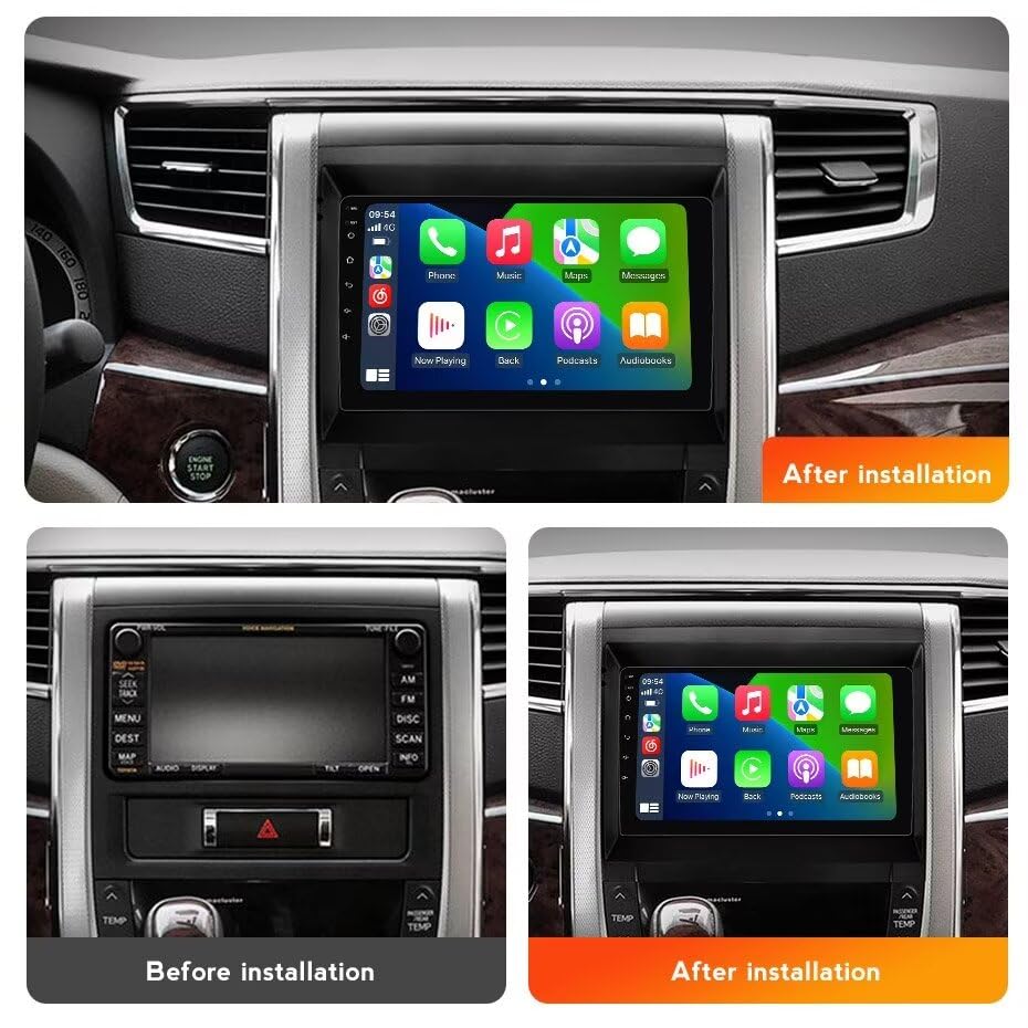 Android Stereo for Toyota Alphard Vellfire ANH20 2008-2014 2+32GB