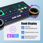 for Nissan Np300 Navara 2015-2025 Display Knobs CarPlay/Android Auto Autoradio Android FM Radio Car Navigation Stereo Pad Player GPS 10.1" QLED Touch Screen Headunit Tablet Quad Core 2G+64G
