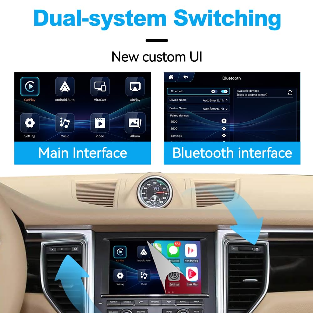 CarPlay Retrofit Kit for Porsche Cayenne/911/Panamera/Bosxter/Maca2010-2016