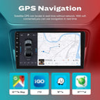 Car CarPlay Android Auto Navigation Stereo GPS Radio Reverse Camera Display 9" IPS Touchscreen Headunit Tablet Pad Media Player for Toyota Avalon 2006-2011, if Applicable Quad Core 2G+32G