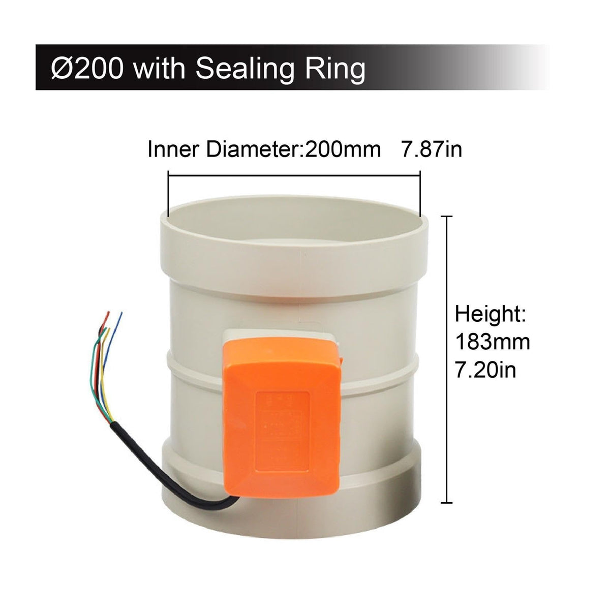 PP Motorized Air Damper AC220V