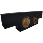 KICKER 43C104-N Compatible with Chevy Silverado 2001-2006 1500 Crew Cab Truck Dual 10" Comp C10 Subwoofer Sub Box Package