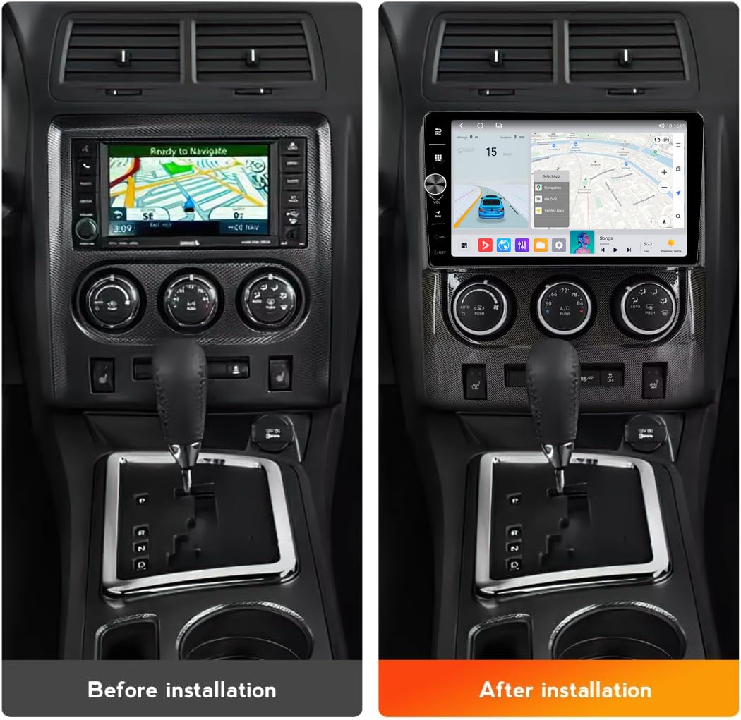 Stereo for Dodge Challenger 2008-2014 Upgrade Radio w/Knob -8Core 2+32GB