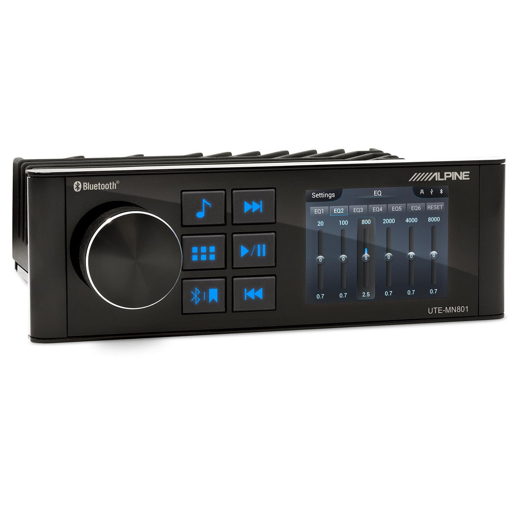 Alpine UTE-MN801 Waterproof Marine Bluetooth® Receiver with NMEA 2000