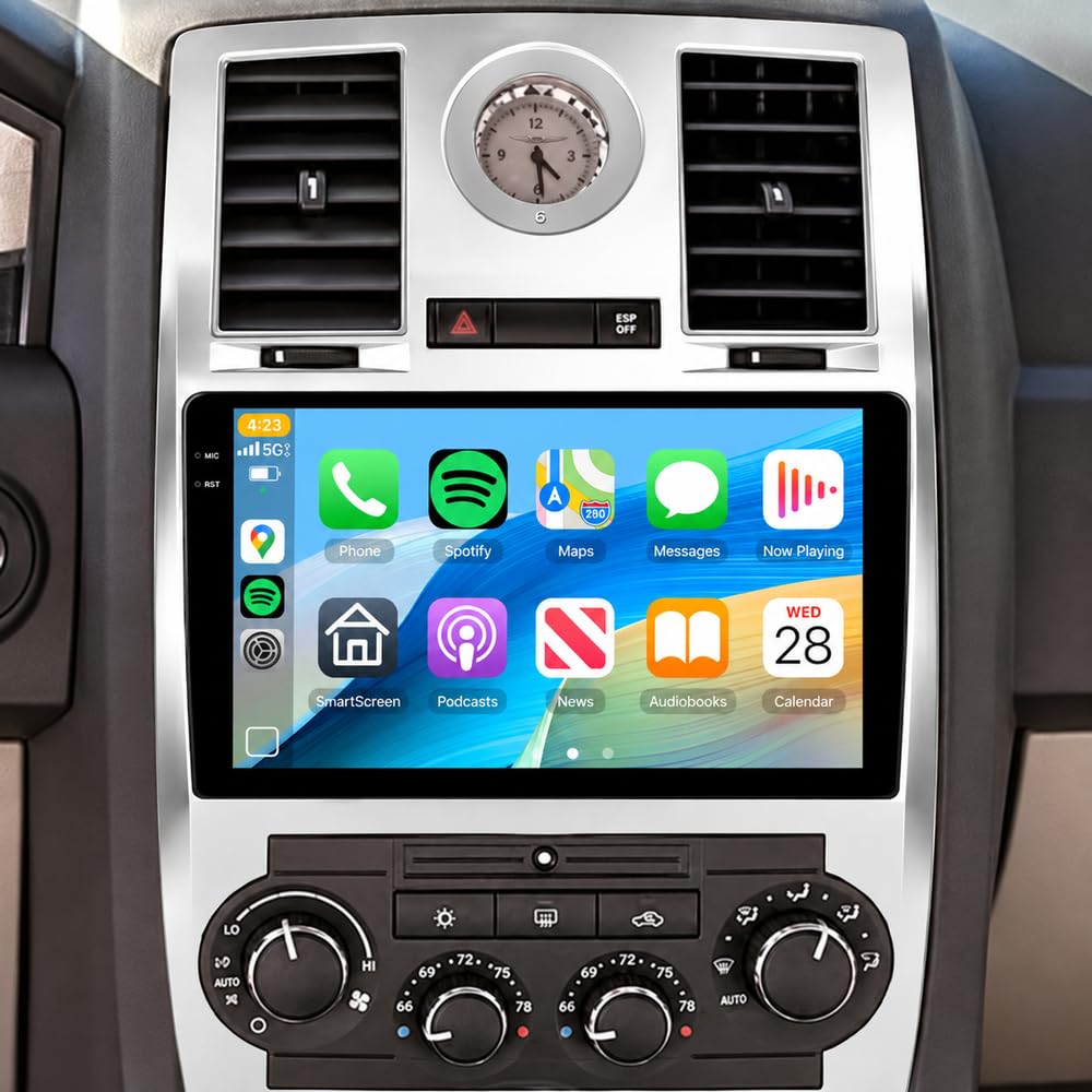 4+128G Car Stereo for Chrysler 300C 2004-2011 Wireless Carplay Android Auto