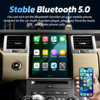 Android 13 Qualcomm Snapdragon 665 Car Radio for Land Rover Range Rover Sport L320 2009-2013 Multimedia Player GPS Navigation Wireless Carplay Touch Screen Stereo Replacement (for Bosch Host)