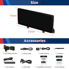 XTRONS 12.3 Inch Android 14 Car Stereo for BMW F30/F31/F32/F33/F34/F35/F36 2013-2016 NBT iDrive 4.0, IPS Touch Screen 4+64GB Global 4G Car Radio GPS Navigation Support Wireless Car Play Android Auto