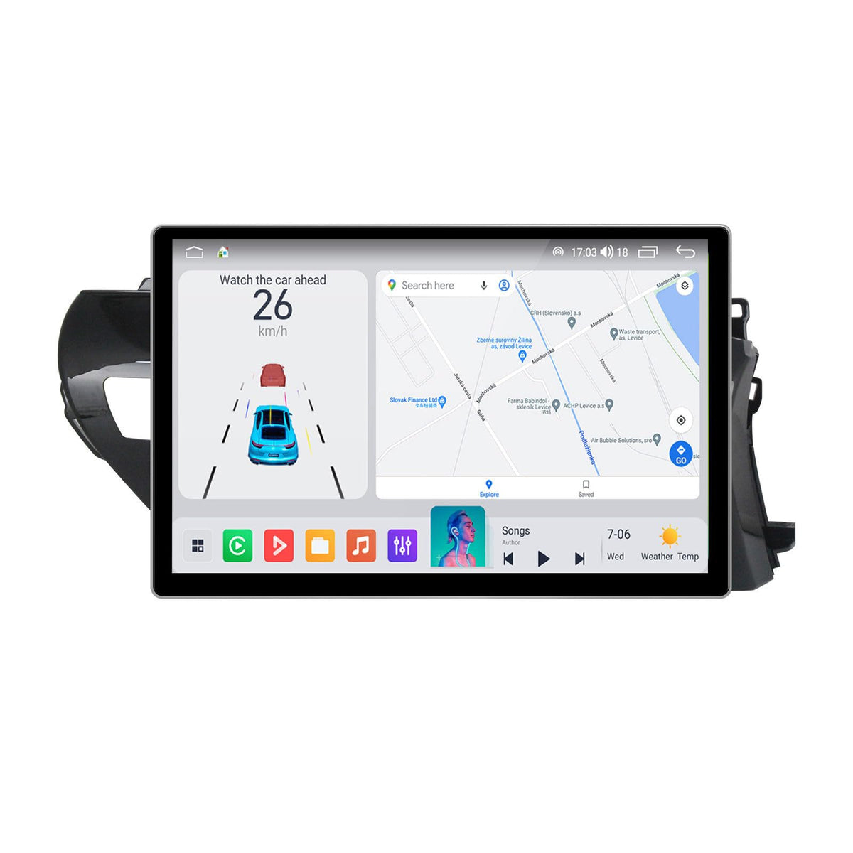 Upgraded Android Car Radio for Toyota Hilux 2015-2025 Stereo,8 Core 2+32G