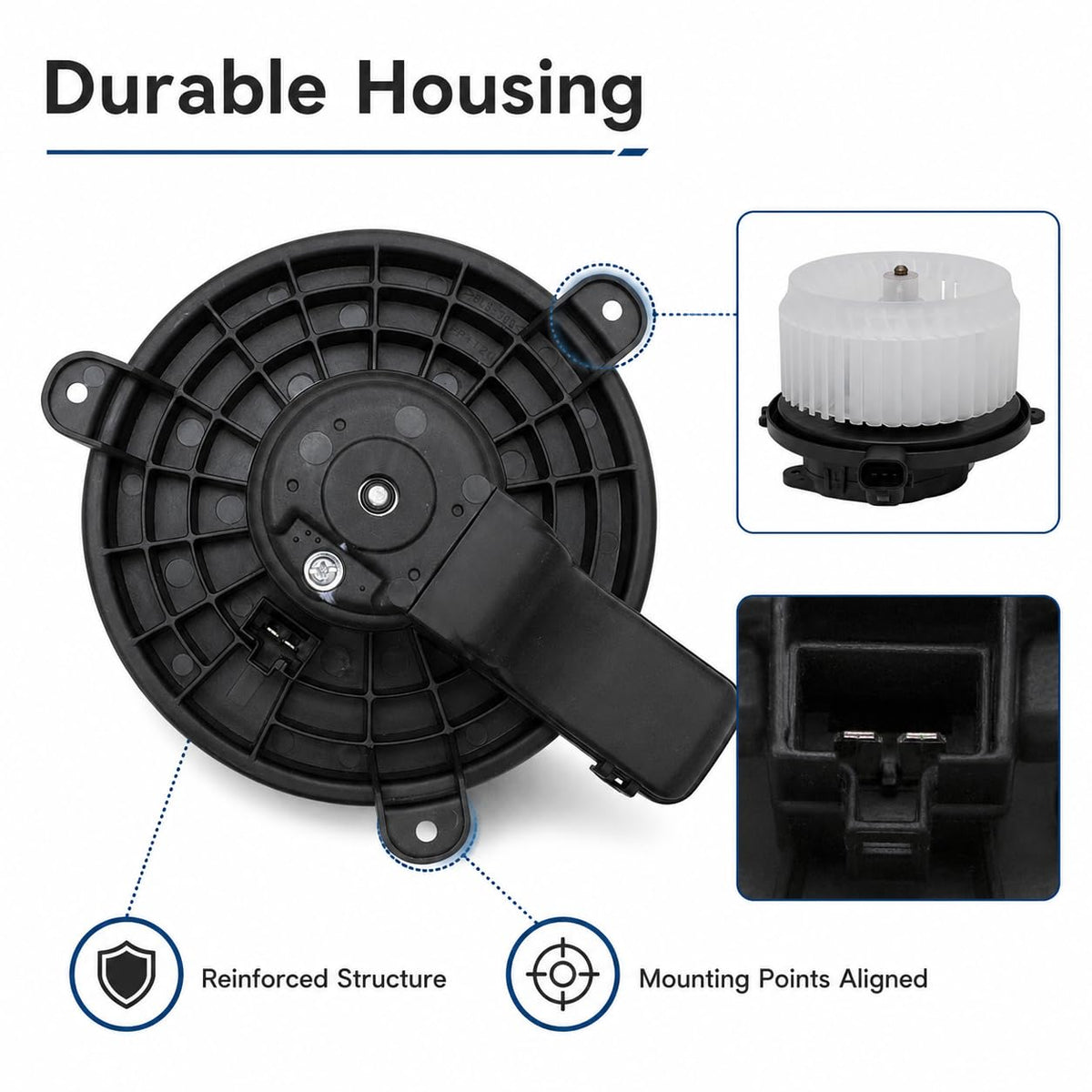 Front HVAC Blower Assembly for Mitsubishi 2018-2019