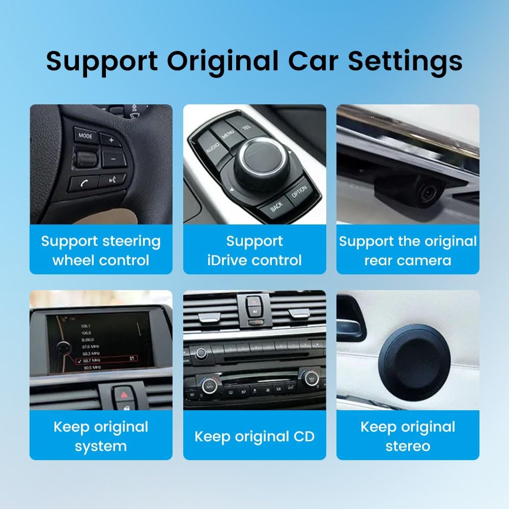 for BMW 3 Series E90 2007-2012 OEM NO Screen/CCC 10.25" Car CarPlay Android Auto Navigation Stereo GPS Radio Display IPS Touchscreen Headunit Tablet Media Player（V2）