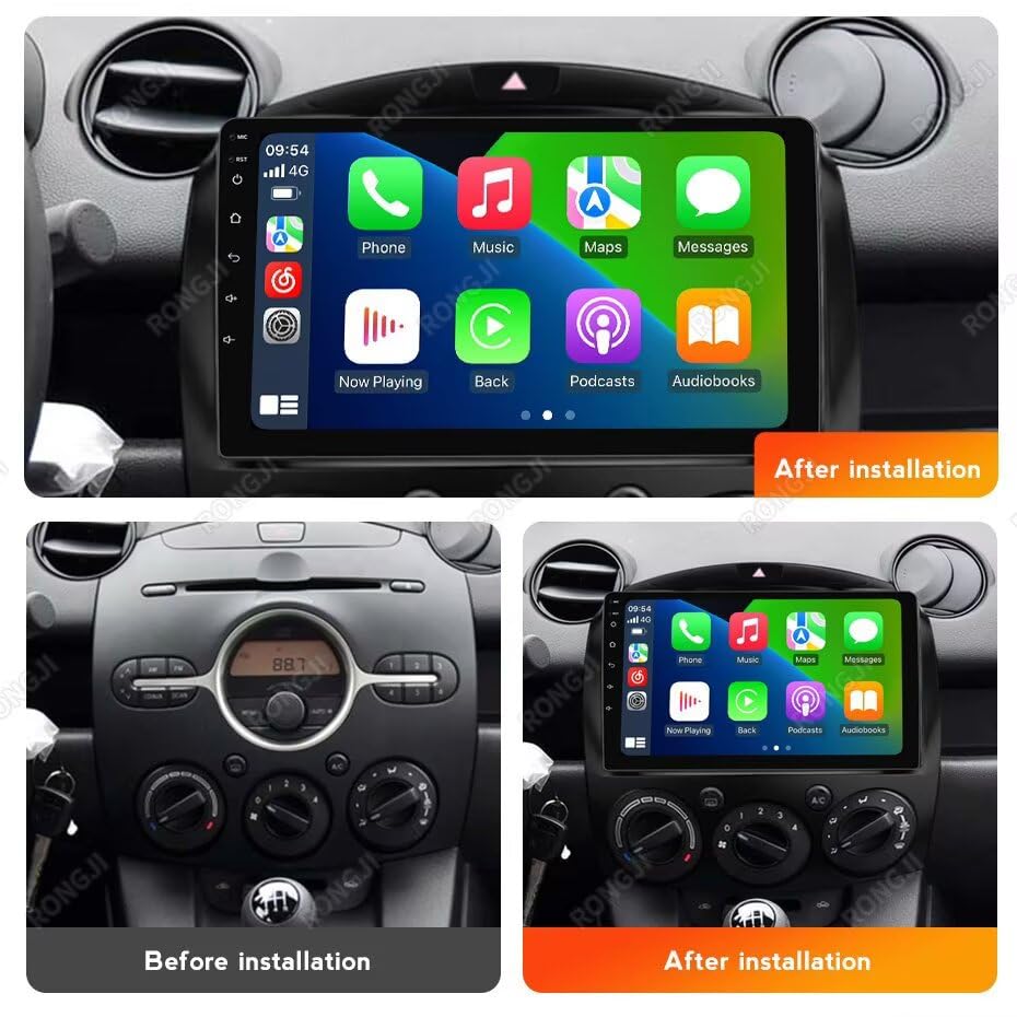 Android Stereo for Mazda 2 Demio 2007-2014 Upgrade Car Radio -8Core 2+32GB