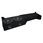 American Sound Connection Compatible with 2005-2019 Nissan Frontier Crew Cab Truck Kicker Comp C10 Dual 10" Sub Box Enclosure - Final 2 Ohm