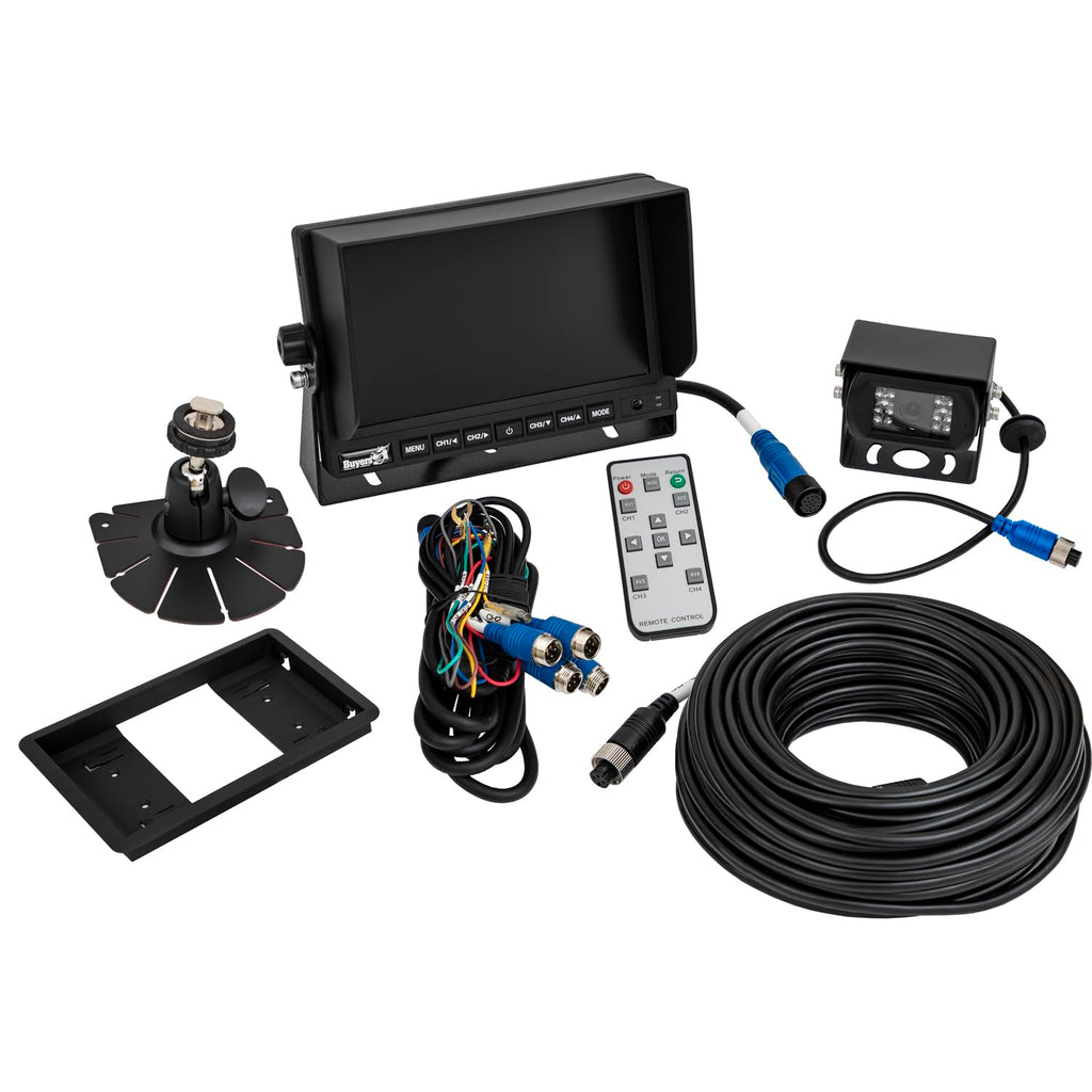 Buyers Products 8883040 Quad View Backup Camera System, Night Vision, 4 Pin